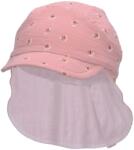 Sterntaler Pălărie cu gât din material textil și protecție UV 50+ Sterntaler - 53 cm, 2-4 ani, roz (1412322-707)