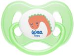 Wee Baby Suzeta Wee Baby - Fluture, 6-18 luni, verde cu dinozaur (159)