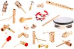 Acool Toy Set din lemn Acool Toy - Instrumente muzicale, Montessori (MO153) Instrument muzical de jucarie