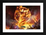 GB eye Afiș înrămat GB eye Games: World of Warcraft - Ragnaros (GBYDCO238)