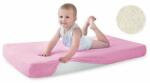 Baby Matex Lenjerie de prosop cu elastic Baby Matex - Classic, 60 x 120 cm, roz (5902675001373) Lenjerii de pat bebelusi‎, patura bebelusi