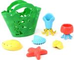 Green Toys Jucarie pentru baie Green Toys - Tide Pool Bath Set, 7 piese (TDP1-1311)