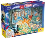 Lisciani Puzzle pentru copii cu două fețe Lisciani - Bambi și prietenii (8008324047932) Puzzle