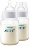 Philips Sticlele Philips Avent - Sticle anti-Colic Classic, cu tetină 1 m+, 260 ml, 2 bucăți (SCY103/02)