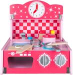 Acool Toy Set de joc Acool Toy - Bucătărie mică din lemn, 15 piese (ACT55) Bucatarie copii