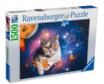 Ravensburger Puzzle Ravensburger din 1500 de piese - Pisicile zboară în spațiu (17439) Puzzle