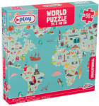 Grafix Puzzle Grafix 96 de piese - Harta lumii Puzzle