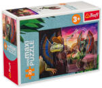 Trefl Mini puzzle Trefl din 20 de piese maxi - Dinozauri, asortiment (56036) Puzzle