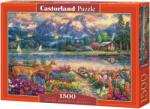 Castorland Puzzle Castorland din 1500 de piese - Frumusețe muntoasă de primăvară (C-152131-2) Puzzle