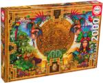Educa Puzzle Educa din 2000 de piese - Aztecii și Maya (EDU19565) Puzzle