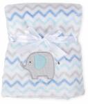 Baby Matex Pătură pentru copii Baby Matex - Ricco, 75 x 100 cm, albastru (5902675051538) Lenjerii de pat bebelusi‎, patura bebelusi
