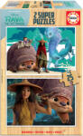 Educa Puzzle Educa din 2 х 25 de piese - Raya and the last dragon (EDU18878) Puzzle