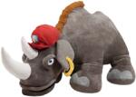 Amek Toys Jucărie de pluș Amek Toys - Rinocer cu pălărie, 65 cm (40408)