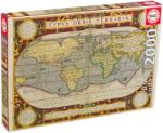 Educa Puzzle Educa din 2000 de piese - Harta lumii (EDU19620) Puzzle