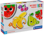 Clementoni Puzzle bebe Clementoni 4 in 1 - Fructe si legume (20815) Puzzle