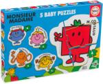 Educa Puzzle pentru bebeluși Educa 5 în 1 - Mr. Men (EDU19400) Puzzle