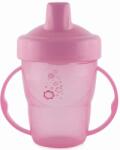 Lorelli Cană de tranziție cu mânere și vârf tare Lorelli Baby Care - 210 ml, roz (10230550002)