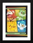 GB eye Afiș înrămat GB eye Games: Pokemon - Scarlet & Violet Starters (GBYDCO359)