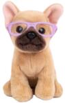 Studio Pets Jucărie de pluș Studio Pets - Câine Bulldog Francez cu ochelari, Fredi (6245-3)