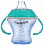 Babyono O ceașcă care nu se scurge, cu vârf moale Babyono - 180 ml, turcoaz (5901435414194)