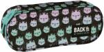 BackUP Penar școlar oval BackUp A - Rainbow Cat (92765) Penar