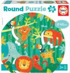 Educa Puzzle pentru copii Educa de 28 piese - The jungle (EDU18906) Puzzle