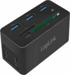 LogiLink Stație/Replicator LogiLink 10 în 1 USB-C (UA0370) (UA0370)