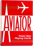  Cărți de joc Aviator - Poker Standard index albastru/roșu pe spate