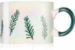 Paddywax Cypress & Fir Ceramic Mug White lumânare parfumată 226 g