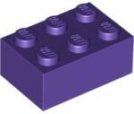 LEGO® 3002c89 - LEGO sötétlila kocka 2 x 3 méretű (3002c89)
