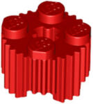 LEGO® Alkatrészek (Pick a Brick) Piros barázdázott henger 4650646