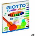 GIOTTO Set de Carioci Giotto Turbo Color Multicolor (10 Unități)