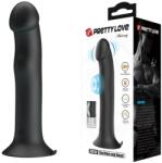 Pretty Love Vibrator Pretty Love Murray, 12 Moduri Vibratii si Pulsatii, Silicon, USB, Negru, 19 cm Vibrator