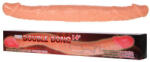 LyBaile Dildo Double Dong Bendable, TPR, Natural, 36 cm Dildo