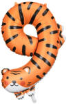 PartyDeco 9. szám, fólia lufi, Tigris, 90 cm