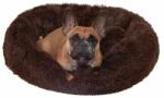 Happy Bulldog Barna, extrapuha, szőrös kisállatfekhely - 60 cm (PA0141)