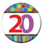  Kitűző számos, 20-as, 30144 (LUFI566694)