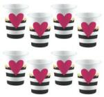 amscan Papírpohár 2, 5dl 8db szívvel (LUFI398350)