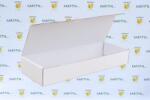Szidibox Karton Csomagoló doboz, önzáró, postai kartondoboz 295x100x45mm fehér (SZID-01480)