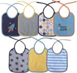 Lorelli Bavete Lorelli Baby Care - Pentru băiețel, cu șnur, set de 7 buc (10260200002) Bavata