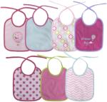 Lorelli Bavete Lorelli Baby Care - Pentru fetiță, cu șnur, set de 7 buc (10260200003) Bavata