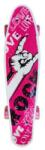 Shop Like A Pro Penny board portabil cu roti luminoase, multicolor 56 cm M2, Shop Like a Pro Skateboard