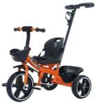 Nbw Tricicleta cu maner de impins pentru copii intre 2 ani si 6 ani, Portocalie