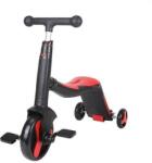 BEBEKING Trotineta Axel, 3 in 1, Negru/Rosu, transformabila in tricicleta si balance bike Trotineta