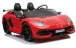 LeanToys Masinuta electrica pentru copii, Lamborghini Aventador Rosu, cu telecomanda, 2 motoare, greutate maxima 50 kg, 8282 - esteto