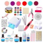Girls Corner Kit complet pentru unghii false, cu lampa UV si freza electrica