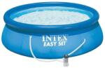 Intex Piscina family gigant, Easy Set, Intex 56414, 457 x 91cm, cu pompa filtrare si scara, 10680 litri