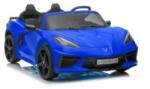 LeanToys Masinuta electrica pentru copii, Corvette Stingray albastru, cu telecomanda, 2 motoare, 11968 - esteto