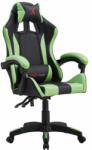 Pepita Scaun SmileGAME Xtreme Gamer cu suport pentru gât și talie #black-green (SG-0007)