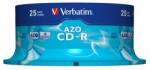 Verbatim Disc CD-R, Crystal coating, AZO, 700MB, 52x, 25 buc, pe rolă VERBATIM DataLife Plus (43352)